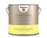 Alpina 2,5 L. Feine Farben, Farbwahl, Edelmatte Wandfarbe für Innen (No.29 Glanz des Sonnenkönigs -