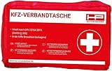 HP-Autozubehör 10039 KFZ - Verbandtasche in Rot - Mindesthaltbarkeit min. 4 Jahre