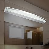 DEARJJN Spiegellampen im europäischen Stil, LED-Lampe, wasserdicht, beschlagfrei, Badezimmerbeleuchtung, moderne Lampe, Wandlampe, Badezimmerbeleuchtung, Heimdekorationslampe (Color : White 40cm6w)