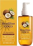Brasilianisches Kokosnuss-Körperöl – Feuchtigkeitsspendend, Straffend und Festigend, Pflegende Körperbutter, Intensive Feuchtigkeitspflege und Nährung, Für Frauen und Männer