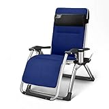 Faltbare Terrassenliege – verstellbare tragbare Garten-Chaiselongue für Outdoor, Strand, Camping, unterstützt 200 kg