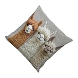 Niedliche Wurfkissenbezüge, weicher -Druck, dekorativer Kissenbezug für Sofa, Stuhl, Couch, Bauernhaus-Stil, für Wohnzimmer, Schlafzimmer, Schlafsaal, Kabine, Auto-Innendekoration