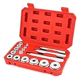 QWORK® 17tlg Radlager Werkzeug Lagerabzieher Set, Radlagerwerkzeug Abzieher Radlager-Ausbau Set, Radlagerabzieher Montage Instandsetzung Werkzeug Satz
