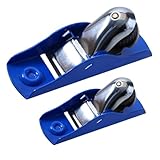 2pcs Tragbares Holz Schneidhandbuch Holzplaner Unten Geschnittenes Taschenflugzeug Holzbearbeitung Handwerkzeug