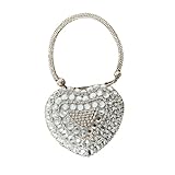 Ruarby Glitzernde kleine Strass-Abendtasche für Damen, einzigartige Umhängetasche mit Schulterkette, Party-Umhängetasche, Handtasche, Stil 6