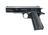 Combat Zone Airsoft Pistole 19 Eleven, Federdruck Waffe mit 0,5 Joule, inkl. 250x 6 mm BB Soft-Air Kugeln, schwerer Metallschlitten und Metall-Lauf