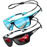 Perfectmiaoxuan Polarisierte Sonnenbrille Herren Damen für Radfahren Fahren Angeln Klettern Sommer Sportarten Leichtgewicht Urlaub Reisen Sonnen brille UV400-Schutz