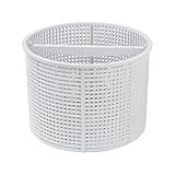 Pool-Skimmer, 17,7 x 13 cm | Bodenskimmer, ABS, Reinigung von Blättern und Schmutz für Schwimmbäder, oberirdisch, wasserdicht, weißer Griff