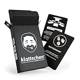 DENKRIESEN Klattschen® – Original Edition | Kartenspiel für Erwachsene | 2+ Spieler | Partyspiel & Gesellschaftsspiel | Lustiges Aktionsspiel für Spielabende, Feiern & Geburtstage | Spaß garantiert