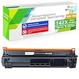 [Mit Chip] kompatible Tonerpatrone 142x W1420X (W1420A, 142A) Schwarze Hochrendite 2000 Seiten für H P Laserjet Drucker M110 M110W M139 M140 M140W, funktioniert nicht mit H P+ Drucker （mit E -Modell）