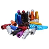 Abaodam 40 Stück Teiliges Fahrrad Ventilkappen Farbige Abriebfeste Fahrradreifen Luftventilkappen Kompatibel mit Mountainbike und Rennrad Langlebig Einfach zu Montieren und Vielseitig