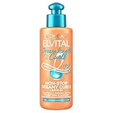 L'Oréal Paris Elvital Leave-In Conditioner für definierte Locken, Anti-Frizz Haarkur für mehr Schwung und Griffigkeit, Dream Length Curls Non-Stop Dreamy Curls, 1 x 200 ml