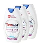 3x Theramed Non-Stop White Antibakterieller-schutz 2 in1 Zahncreme Mundspülung