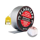 fowong Alu Butylband, Wasserdichtes Klebeband 50mmx5m Reparatur Dichtband Panzertape Alufolie Dickes Butyltape zum Abdichten und Befestigen im Loch Rohr Dach Wohnmobil