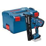 Bosch Professional 18V System Akku Holznagler GNH 18V-64 MD (Einzel-/Kontaktschussauslösung, inkl. L-BOXX, ohne Akku/ Ladegerät)