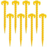 8 Stück Zeltheringe Sandheringe Tent Pegs Zelthaken Zeltnägel Camping Heringe Zelt Heringe,für Camping, Outdoor, Strand und Wandern
