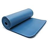 Wiltec Isomatte blau 180x60x1,5cm Schlafmatte für Camping und Festivals, extradicke Isoliermatte Camping rutschfeste Outdoor Isomatte zum Zelten