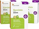 Sensilab Garcinia Slim - 417 mg Garcinia Cambogia (60% HCA) - Mit zusätzlichem Vitamin C, Niacin und Chrom - 90 Kapseln für 90 Tage