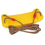 Keenso Kid's Swing Zuverlässige Geflochtenes Seilspielplatz-Accessoire mit Slip-Teller für Kinderunterhaltungsausrüstung