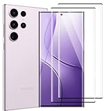Sunyinice 2 Stück Panzerglas für Galaxy S23 Ultra Displayschutz, Schutzfolie für Samsung Galaxy S23 Ultra 5G Schutzglas, 9H Härte Anti Kratzer Displayschutzfolie, Keine Blasen, HD-klar Panzerfolie