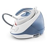 Tefal Dampfbügelstation Express Protect SV9202 | leistungsstarker 7,5-Bar-Druck | Dampfstoß:520 g/Min. | 1,8 L Wassertank | Smart Temp-Technologie | abnehmbarer Kalk-Kollektor | extra leise | Blau