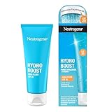 Neutrogena Hydro Boost Aqua Fluid LSF 25, leichte Gesichtscreme mit Hyaluronsäure & Vitamin C, nicht fettende Feuchtigkeitscreme, Gesichtspflege für einen strahlenden Teint (50 ml)
