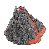 LIOOBO Simuliertes Vulkanmodell aus Dynamischer Sprühvulkan Dekoratives Schreibtischornament Realistisches für Freunde
