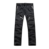 TDEOK Herren Zip-Off-Wanderhose-Abnehmbar-Trekkinghose, Atmungsaktiv Outdoorhose Arbeit Hosen Schnell Trockend Sommer Funktionshose Leichte Schnelltrocknend Klassischer Cargohose Stil