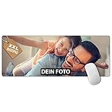 PR Print Royal XXL Mousepad mit Foto und Text selbst gestalten - Gaming Pads, Schreibtischunterlage, Personalisierte Geschenke für Gamer, Geschenk für Freund, Büro | Großes Mousepad 800 x 300 mm