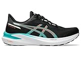 ASICS Herren GT-1000 13 Sneaker, SCHWARZ/Wave BLAU, 40 EU