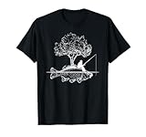 Angeln Fisch Island Kreative Kunst Angler Geschenk T-Shirt