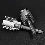 Patifirst PVC Rohrgewindeschneider - Gewindeschneider für Rohre - Schneidzubehör Bohraufsatz Fittingextraktor Spreizung Für Reparatur Schlauch Garten Gefrierschrank Installation
