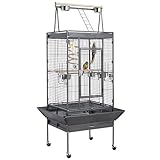 Yaheetech Vogelvoliere Vogelkäfig Vogelbauer nymphensittiche Vogelhaus 81 x 77 x 174 cm