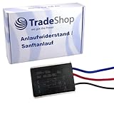 Trade-Shop Anlaufwiderstand/Sanftanlauf/Softstart 24A 220V inkl. 3 Kabel für Maschinen mit bis zu 250V Stromlast
