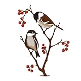 XDGBGFN Vogel Stecker Garten Malerei Gartenstecker Vogel Deko für Draußen, Garten, Deko-Accessoires