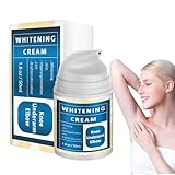 Turmeric Unterarm Whitening Cream,Whitening Cream,Aufhellende Creme,Bleaching Cream,Body Whitening Cream,Lightening Cream Für Achsel,Hals,Bikini,Knie Hellt Auf Und Pflegt Die Haut