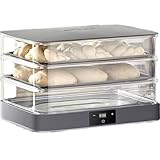 YYJYZH Elektrischer Brotteigbeweismaschine mit Luftfeuchtigkeit und Temperaturregelbrot Proofer Box Joghurthersteller Proofing Slow Cooker Fermenter