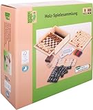 Vedes Natural Games Holz-Spielesammlung 50 in 1, Beige