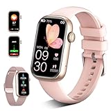 LIGE Smartwatch Damen mit Telefonfunktion,1.47' Armbanduhr Smart Watch mit Herzfrequenz/SpO2/Schlaf,24 Sportmodi Fitnessuhr,Fitness Tracker mit Schrittzähler,IP68 Wasserdicht Sportuhr für Android iOS
