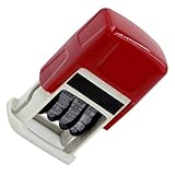 Einstellbarer Gummistempel Datumsstempel, Gummi-Rolle, für Scrapbooking, Datum, Büro, Büro
