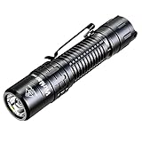 Wurkkos TD02 Led Taschenlampe, Extrem Hohe Helligkeit Wiederaufladbar Taschenlampen, Taktische Taschen lampe Mit Hohem Lumenoutput, Typ C Ladeport, Heckschalter, Für Outdoor- und Indooraktivitäten