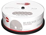 PRIMEON BD-R DL 50GB/2-8x Cakebox (25 Disc) Ultra-Protect-disc Surface