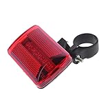 amangul Warnlampe, batteriebetrieben, leistungsstarker Fahrrad-Scheinwerfer für Rennrad, Mountainbike, Fahrradbeleuchtung