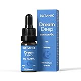 Botanix Bio Hanföl 10% 𝐂𝐁𝐃 - Hanftropfen -1000mg 𝐂𝐁𝐃 - Hanfsamenöl Dream Deep - mit Melatonin - Deutsches Produkt - Hanföl