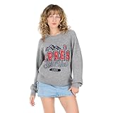 Forever 21 Damenpullover mit Intarsien, Meliert, Grau, XS