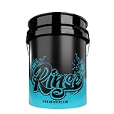 Nuke Guys - Wash Bucket - GritGuard 5 GAL (ca. 20 L) Wascheimer speziell für Zwischenspülen des Waschhandschuhs - 3 Eimer Waschmethode - schonende Fahrzeugpflege - sanfte Handwäsche - schont Lack