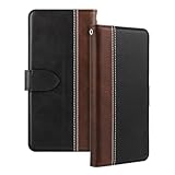 Shantime Leder Flip Hülle Kompatibel mit Hisense Hi Reader Case Mit Kartenhalter RFID-blockierend Magnetischer Ständer Schlanke Passform Geschäftsschutzhülle(Schwarz)