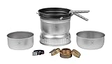 Trangia Sturmkocher groß 25 UL Duossal (120253) mit Non-Stick Pfanne, ohne Wasserkessel