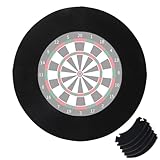 RUYI Dartscheibe Schutzring 5-Teiliger Dartscheiben Surround, Spleißbarer Dartboard Surround Tragbare Dartscheibe Surround Dart Wandschutz