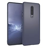 EAZY CASE Handyhülle Silikon mit Kameraschutz kompatibel mit OnePlus 7 Pro in Navy Blau, Ultra dünn, Slimcover, Silikonhülle, Hülle, Softcase, Backcover
